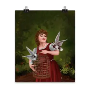 "Feathers of Freedom" is a stunning digital artwork that captures the essence of our unbridled spirit. Created by the talented artist Debasish Saha,